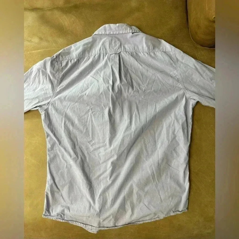 GAP Light Purple Button Down Long Sleeve Shirt 100% Cotton Size Medium - Picture 8 of 9
